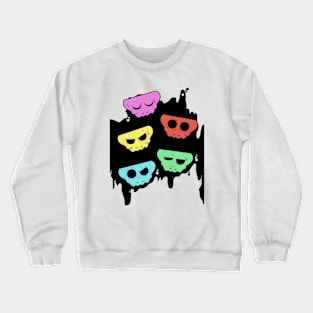 Trippy Witch mask to wear today drawing Crewneck Sweatshirt